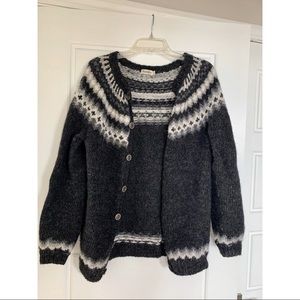 Genuine Nordic Sheep Wool Cardigan